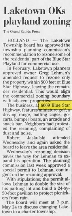 Blue Star Playland - Apr 14 1989 Article (newer photo)